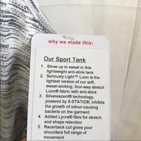 NWT TGWB LULULEMON OUR SPORT TANK TIGER - - 10 - Picture 5 of 8